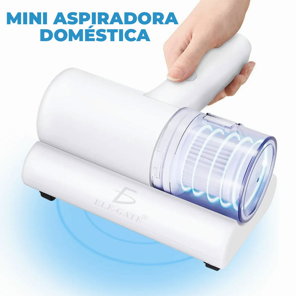 Mini aspiradora inalámbrica antiácaros con luz UV